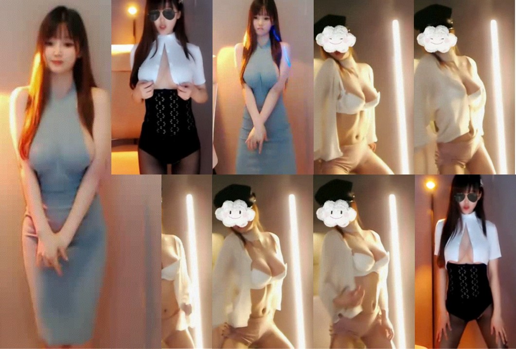 【斗鱼、何菱】别看瘦瘦小小的，奶子超大，霸气解衣（7V）