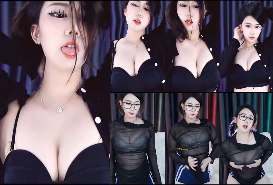 【CC、七秒秒】透视内衣秀，这种带眼镜的妹纸，骚起来真可怕（2V）