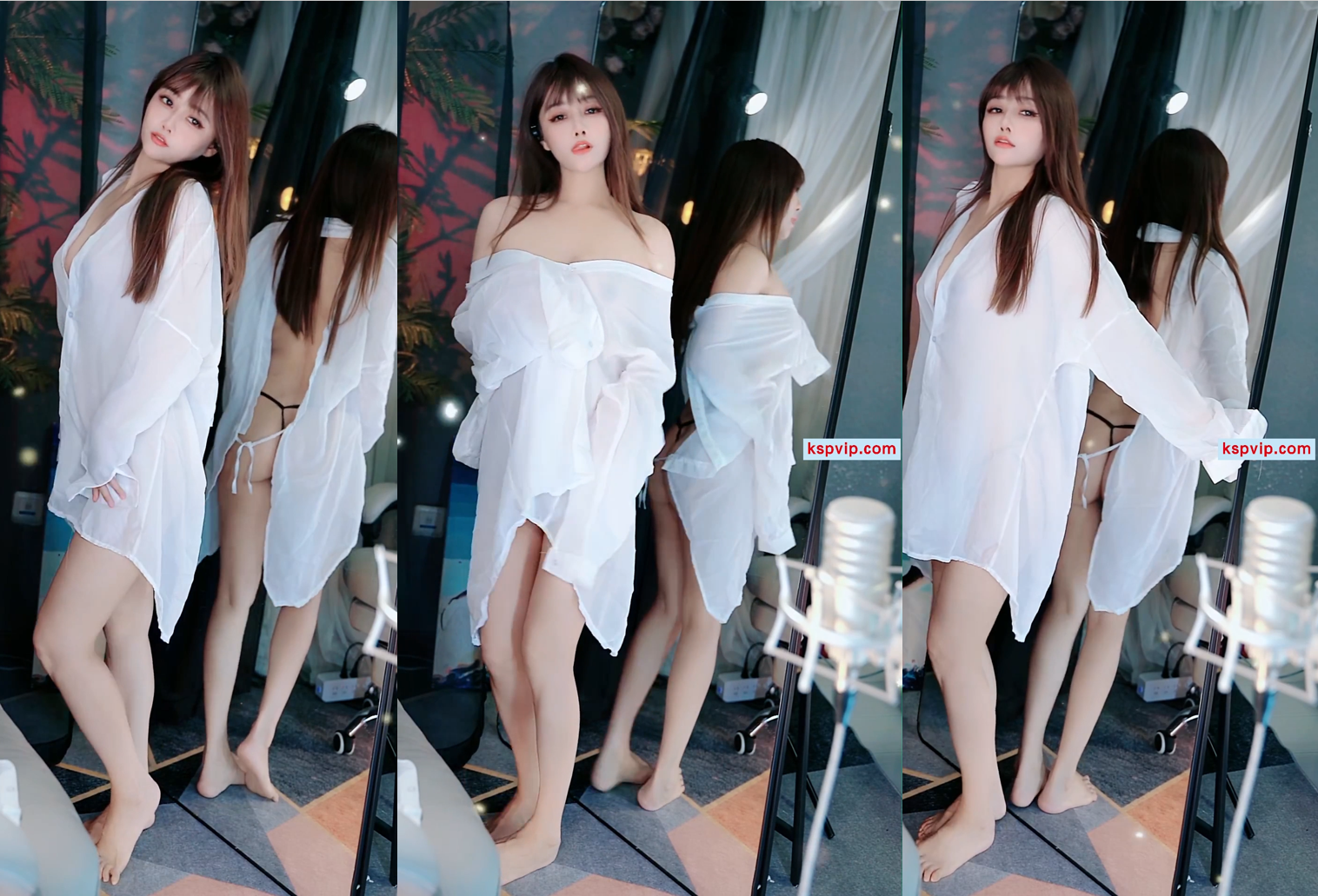 【花椒、甜妹】花椒少见的嫩妹主播，颜值身材均在线，透视薄纱，奶头清清楚楚（3V）