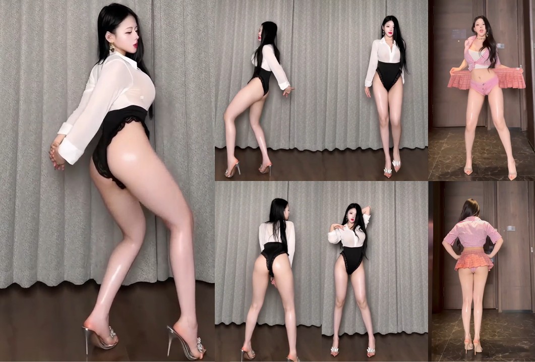 【B站、李喻言】很稀缺的B站资源，油腿，大腚，真好看（4V）