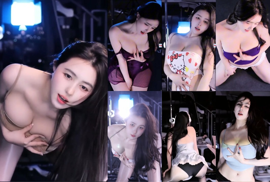 【虎牙、小酒窝翁馨】最新擦边骚舞，不停开大，不停被封，这大屁股直接把三角短裤穿出了情趣内裤的感觉（8V）