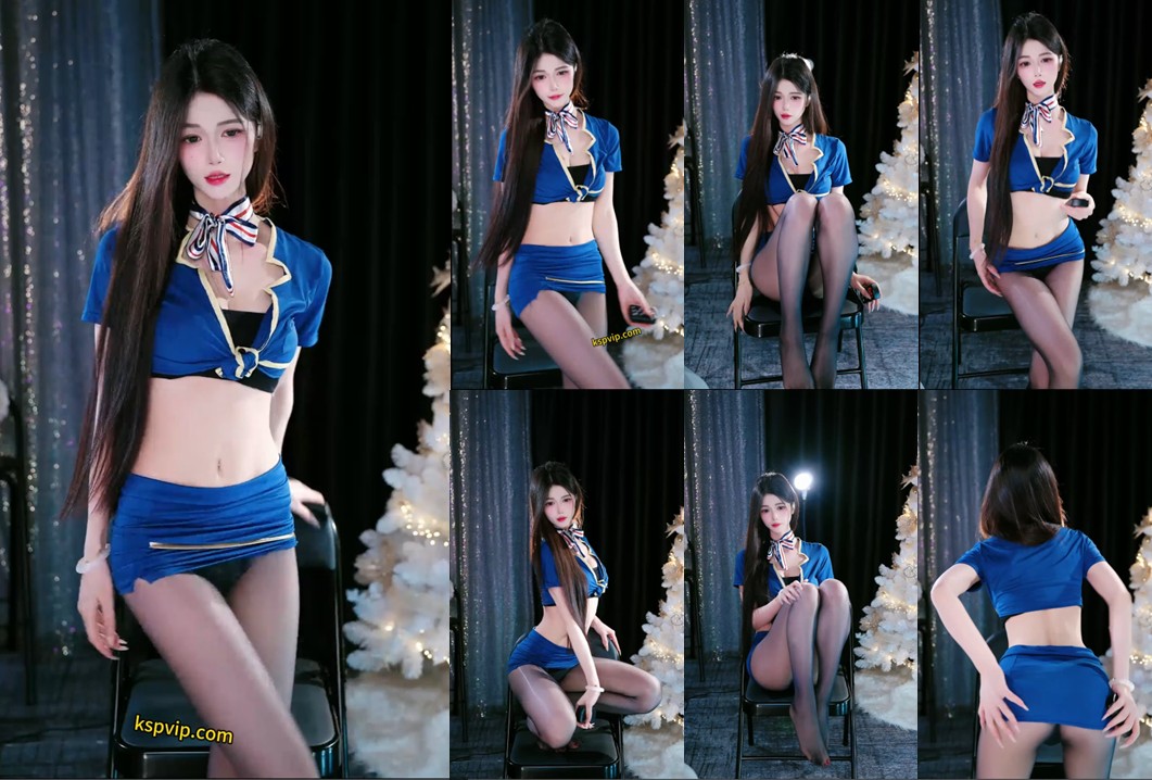 【来秀、小美yo】黑丝，空姐超短迷你裙，漏内骚舞，一股淡淡的骚味（3V）
